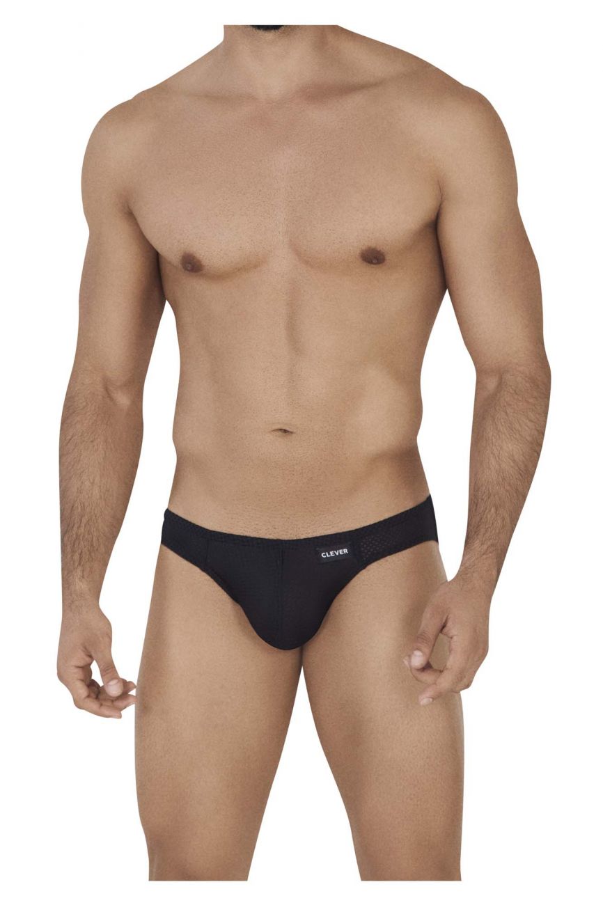 Clever men's black Kroma jockstrap – low-rise quick-dry athletic underwear