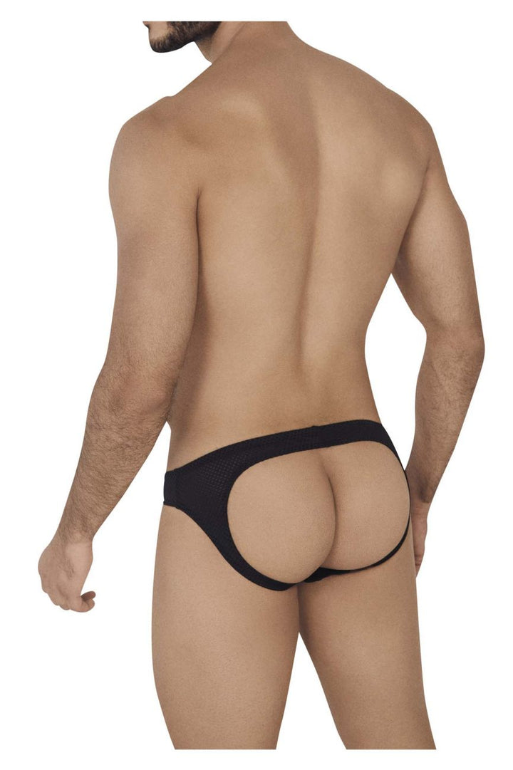 Clever men's black Kroma jockstrap – low-rise quick-dry athletic underwear