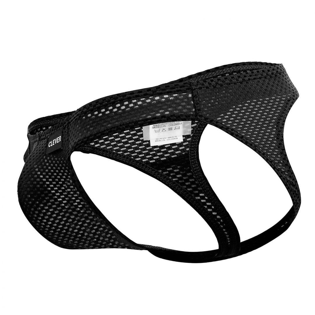 Clever men's black Kroma jockstrap – low-rise quick-dry athletic underwear