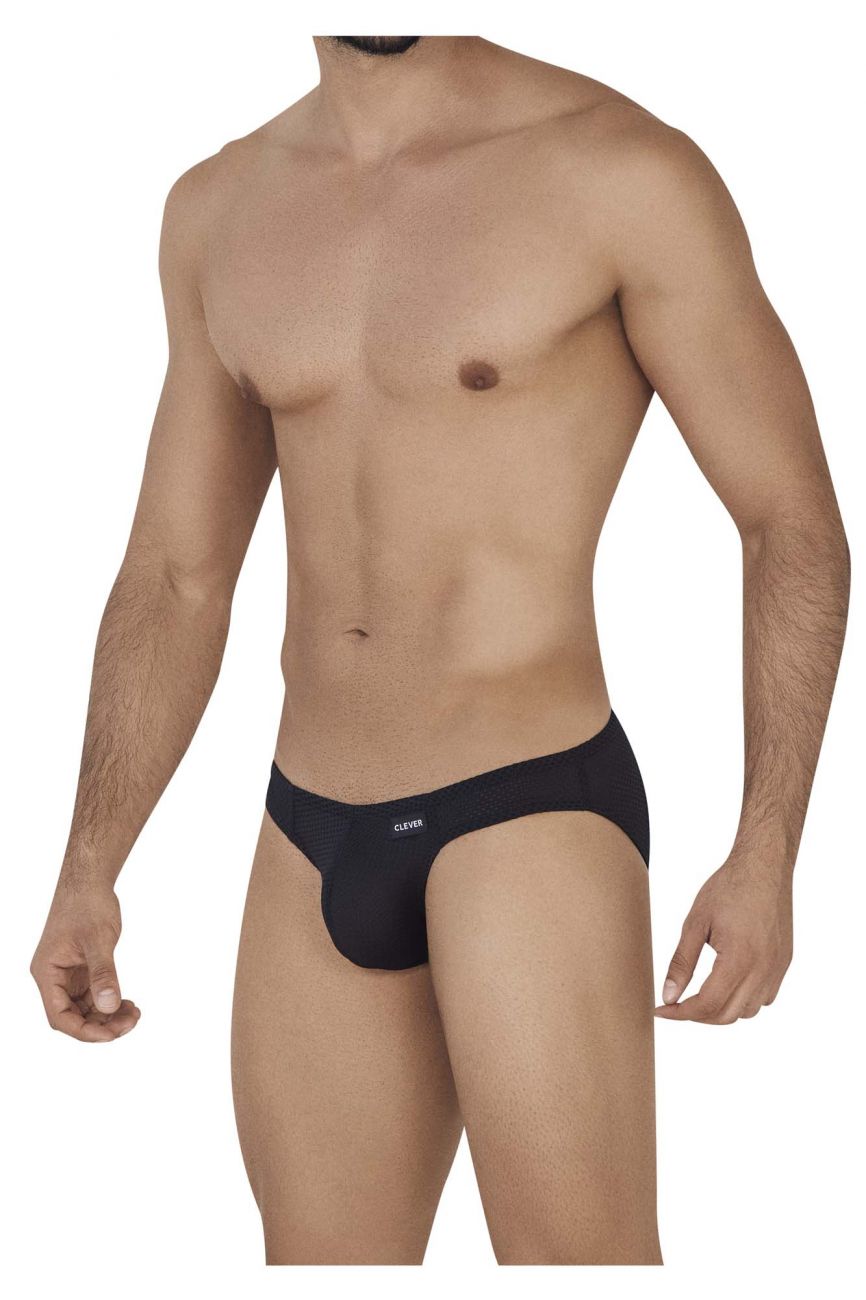Clever men's black Kroma jockstrap – low-rise quick-dry athletic underwear