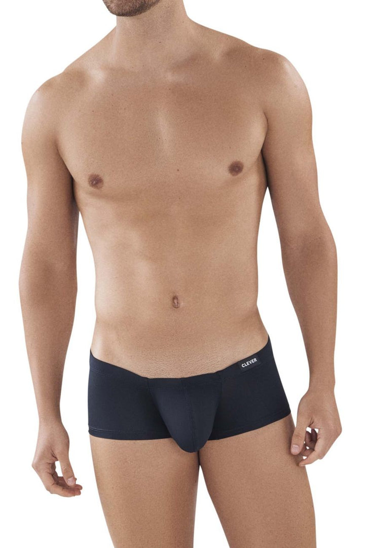 Clever Moda Latin Trunks in Black – men's trunks
