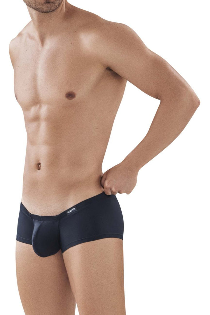 Clever Moda Latin Trunks in Black – men's trunks