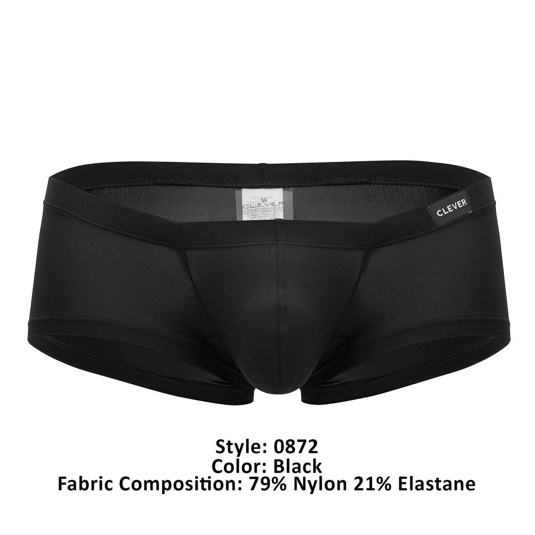 Clever Moda Latin Trunks in Black – men's trunks