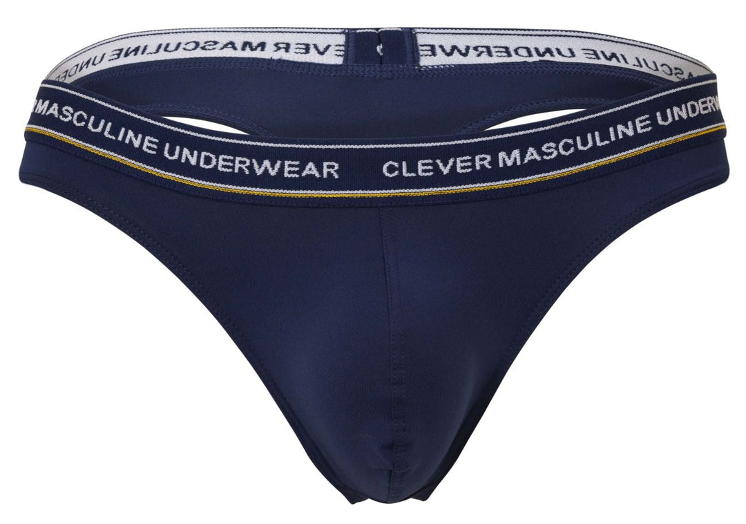 Clever Moda 100010 3PK Australian Latin Thongs in Blue/Petrol/Green – men's thongs