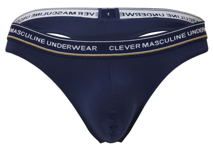 Clever Moda 100010 3PK Australian Latin Thongs in Blue/Petrol/Green – men's thongs