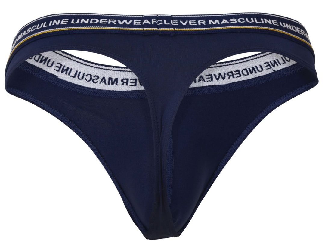 Clever Moda 100010 3PK Australian Latin Thongs in Blue/Petrol/Green – men's thongs