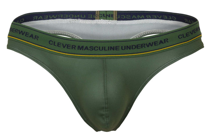 Clever Moda 100010 3PK Australian Latin Thongs in Blue/Petrol/Green – men's thongs