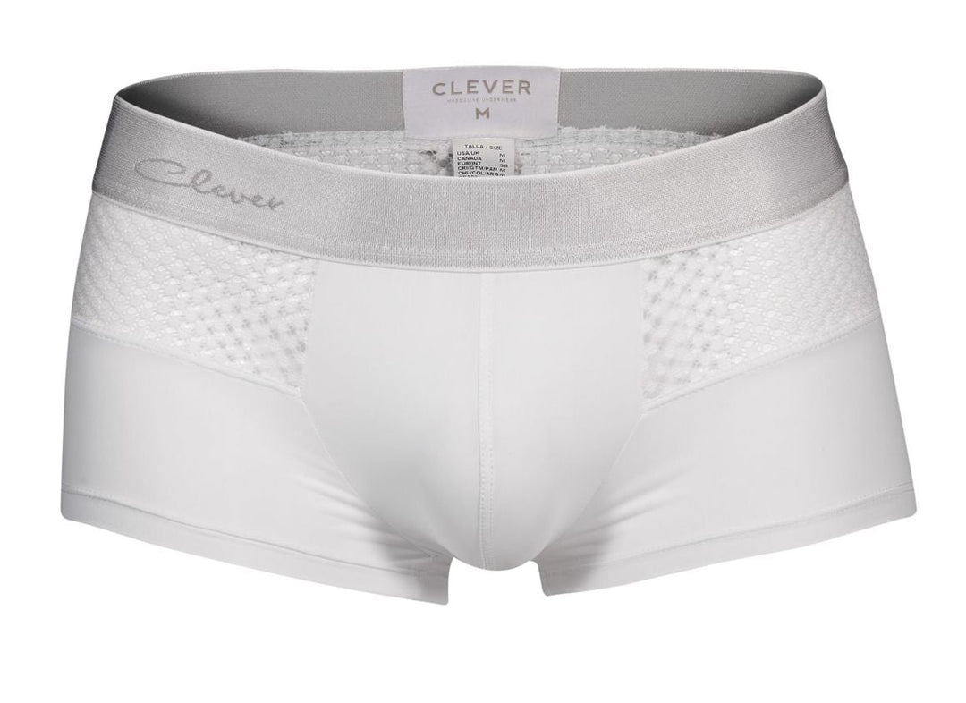 Clever men's white Urge trunks – nylon mesh quick-dry underwear