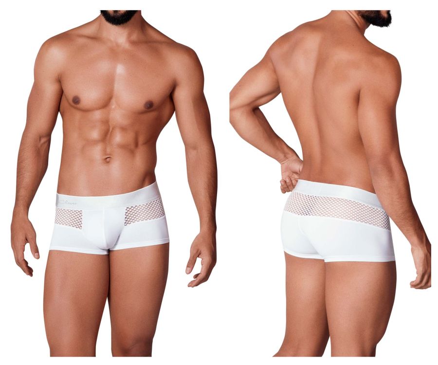 Clever men's white Urge trunks – nylon mesh quick-dry underwear