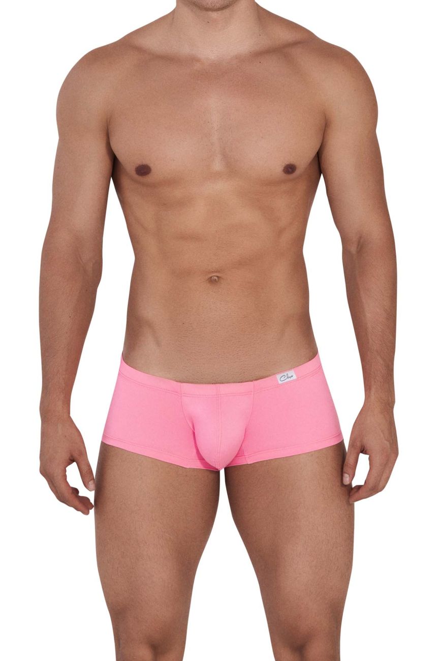 Clever men's pink Wood trunks – low-rise elastic waistband underwear