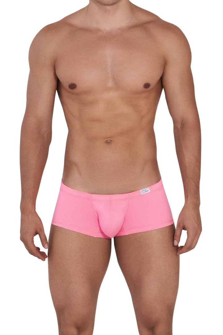 Clever men's pink Wood trunks – low-rise elastic waistband underwear
