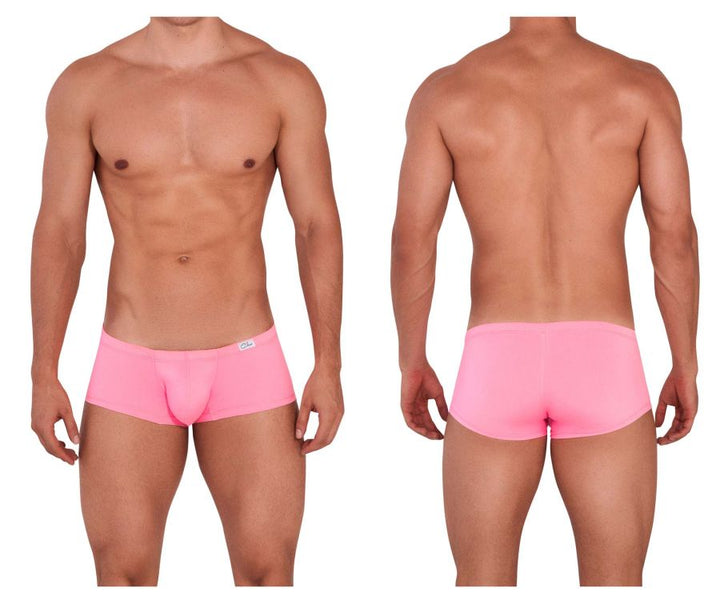 Clever men's pink Wood trunks – low-rise elastic waistband underwear