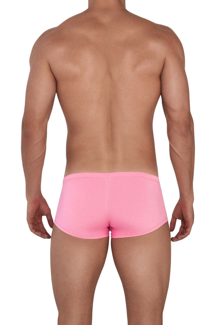 Clever men's pink Wood trunks – low-rise elastic waistband underwear