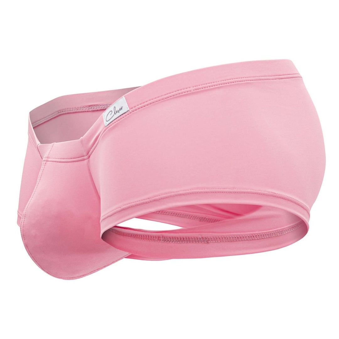 Clever men's pink Wood trunks – low-rise elastic waistband underwear