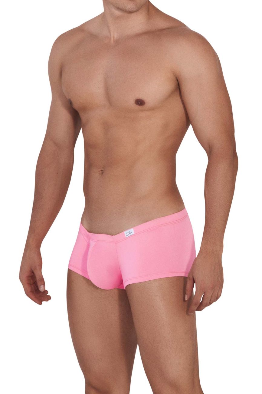 Clever men's pink Wood trunks – low-rise elastic waistband underwear