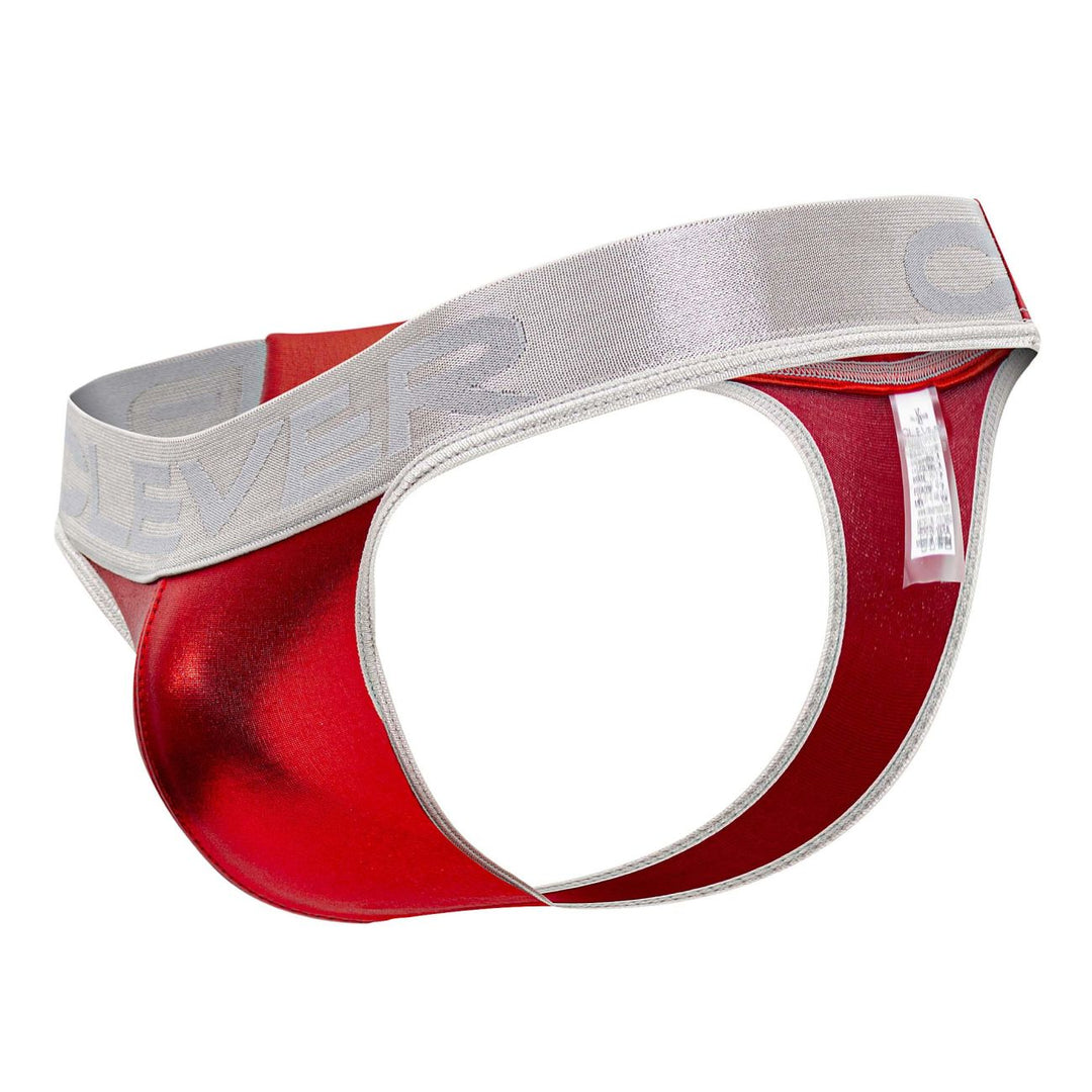 Clever men's red Earth thong – silky microfiber nylon minimal coverage underwear