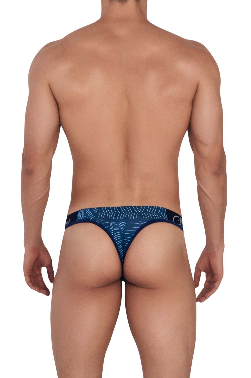 Clever Moda Lush Thongs in Dark Blue – men's thongs