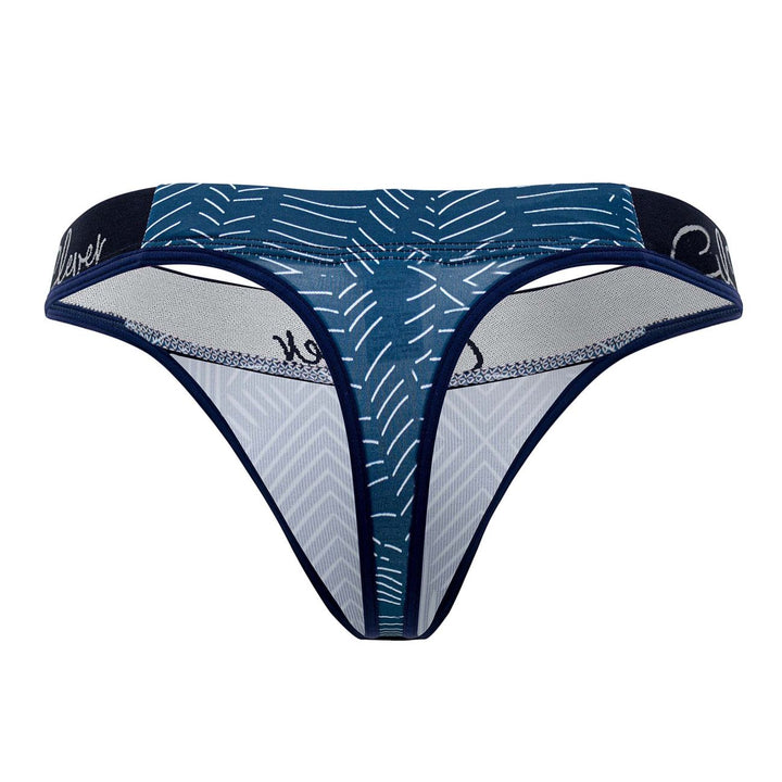 Clever Moda Lush Thongs in Dark Blue – men's thongs