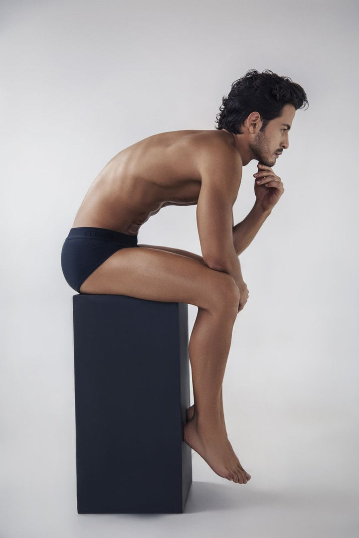 Clever men's black Heavenly briefs – microfiber second-skin full coverage underwear