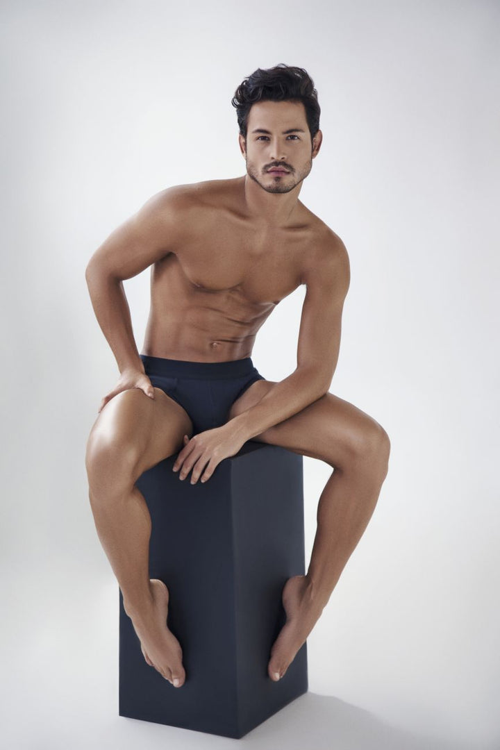 Clever men's black Heavenly briefs – microfiber second-skin full coverage underwear
