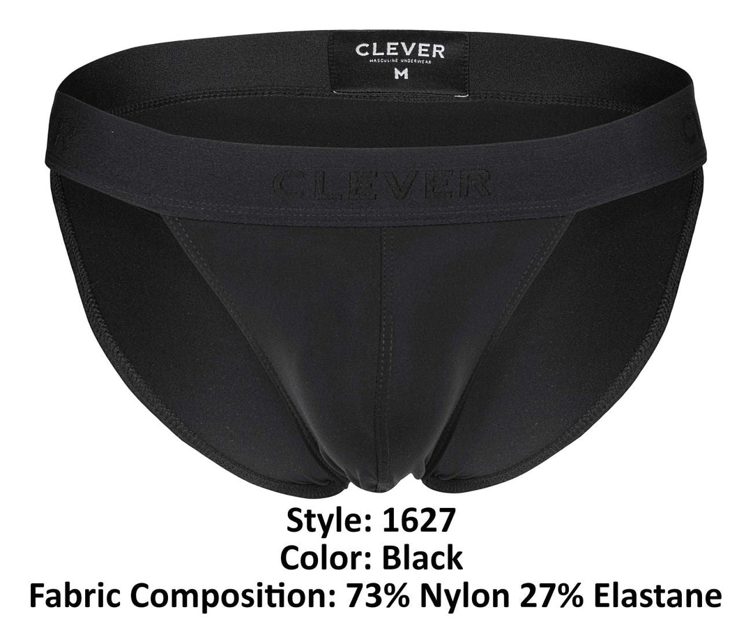 Clever Moda Deseo Men's Bikini Brief in Black – men's briefs