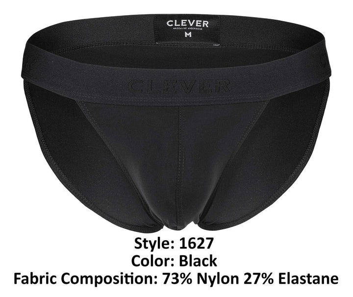 Clever Moda Deseo Men's Bikini Brief in Black – men's briefs
