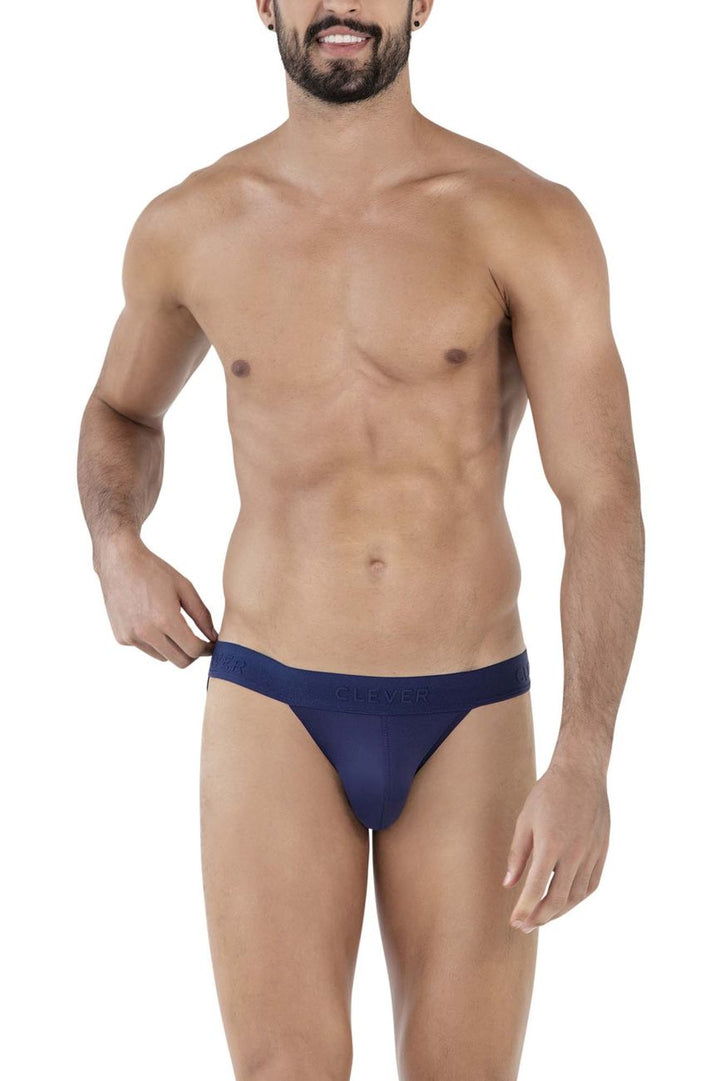 Clever Moda Deseo Men's Bikini Brief in Dark Blue – men's briefs