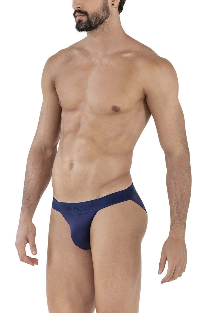 Clever Moda Deseo Men's Bikini Brief in Dark Blue – men's briefs