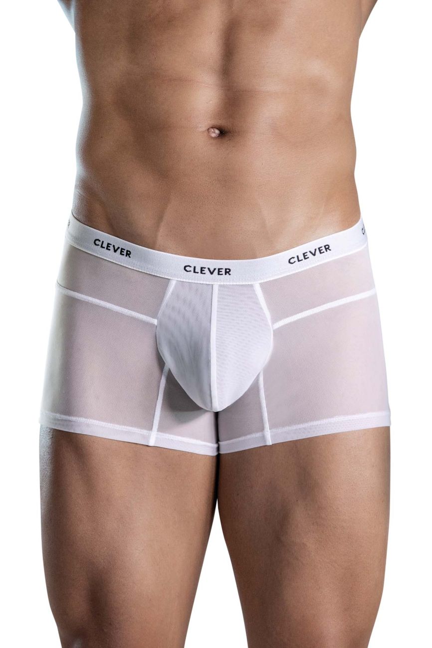 Clever Moda Legend Trunks in White – men's trunks