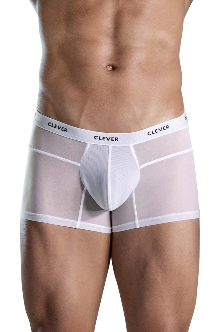 Clever Moda Legend Trunks in White – men's trunks