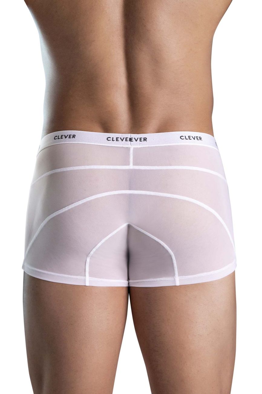 Clever Moda Legend Trunks in White – men's trunks