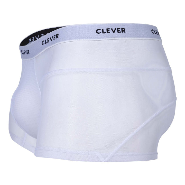 Clever Moda Legend Trunks in White – men's trunks