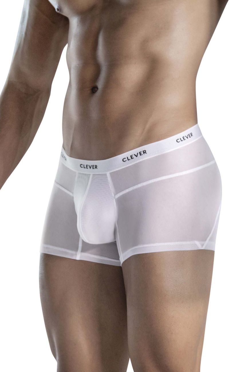 Clever Moda Legend Trunks in White – men's trunks
