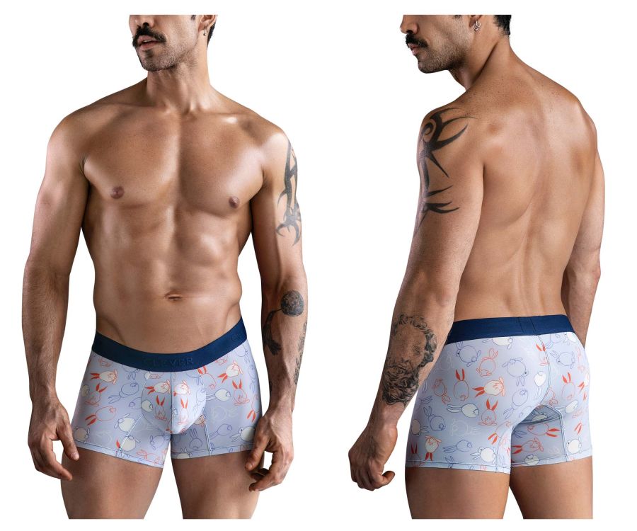 Clever Moda Coney Trunks in Blue – men's trunks