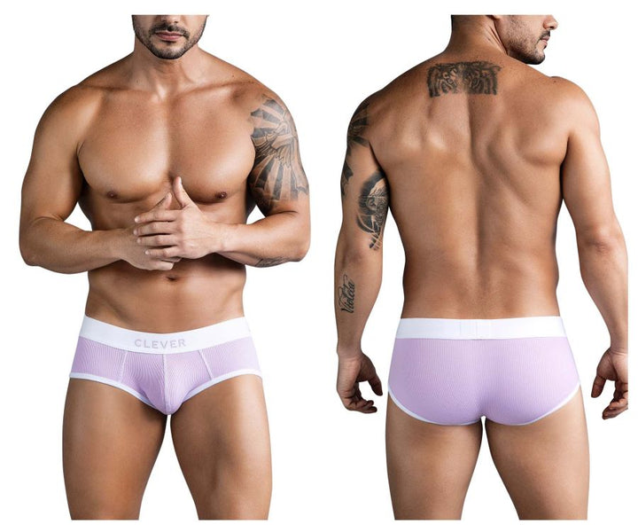 Clever Moda Colors Men's Bikini Brief in Lilac – men's briefs