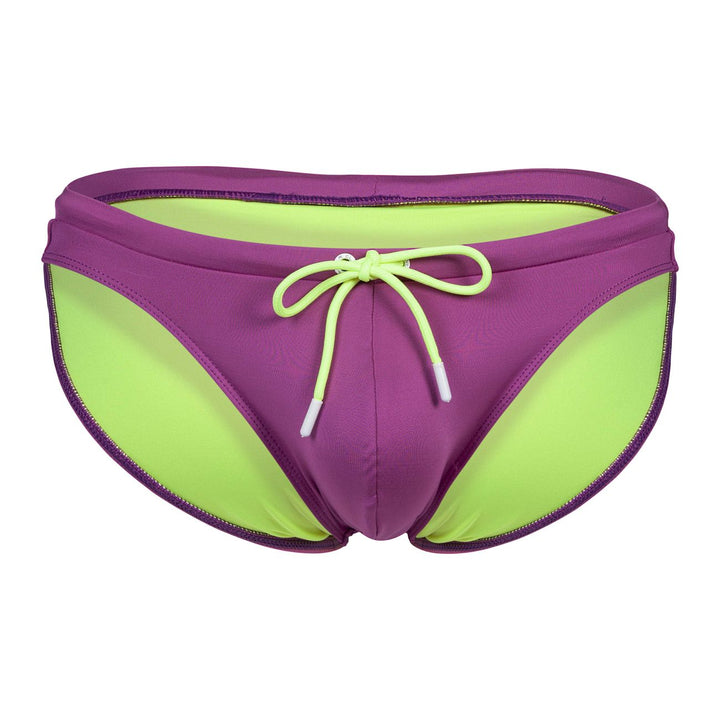 Clever Moda Vivo Men's Swim Brief in Grape – men's swimwear
