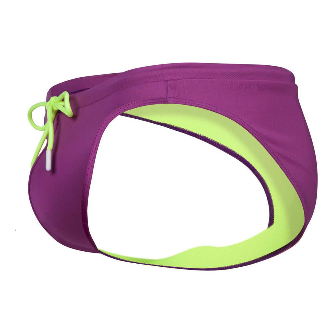 Clever Moda Vivo Men's Swim Brief in Grape – men's swimwear