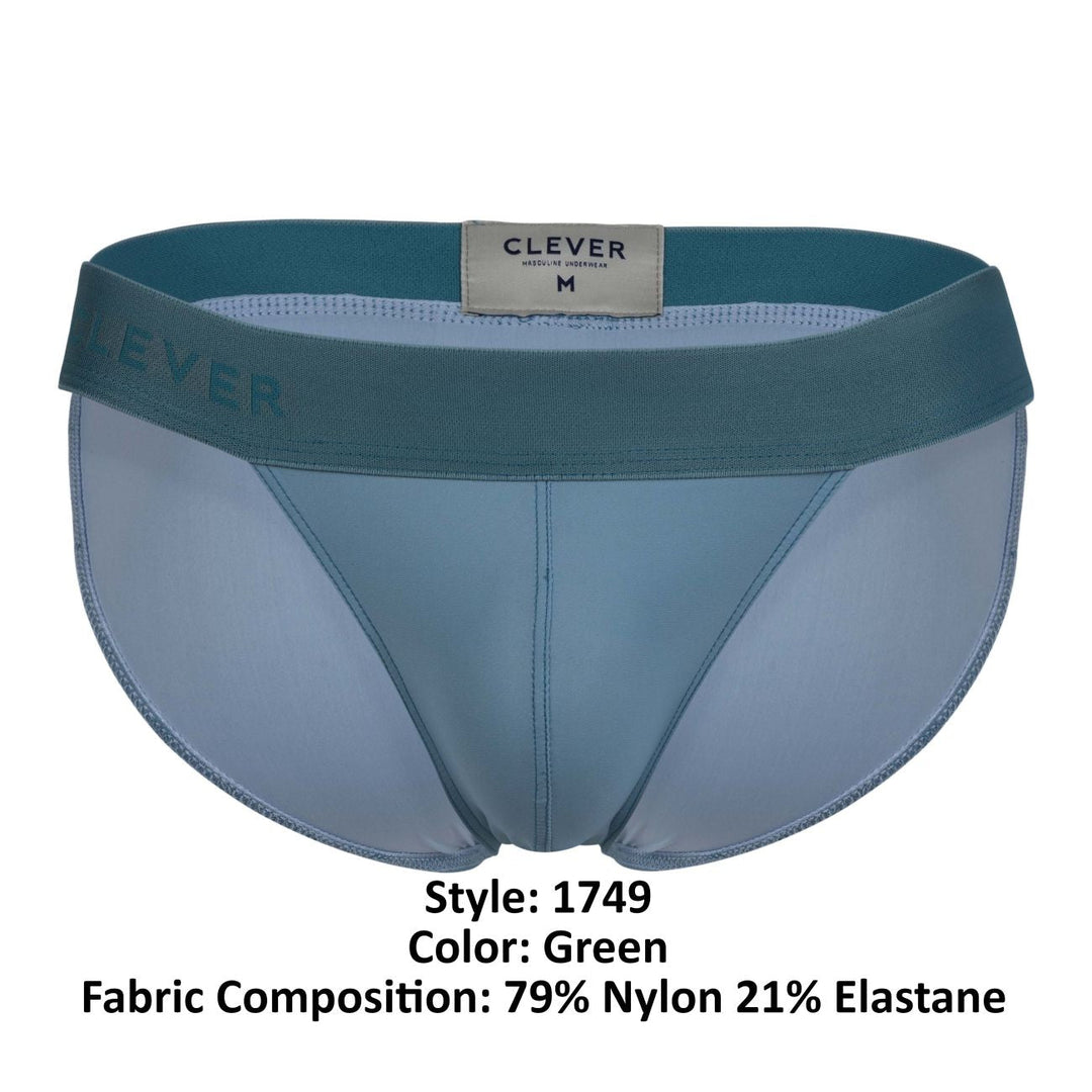 Clever Moda Eco Men's Bikini Brief in Green – men's briefs