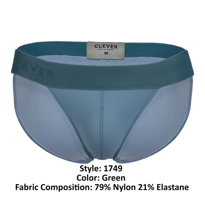 Clever Moda Eco Men's Bikini Brief in Green – men's briefs