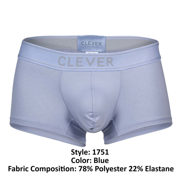 Clever Moda Craftiness Men's Trunk Underwear in Blue – men's trunks