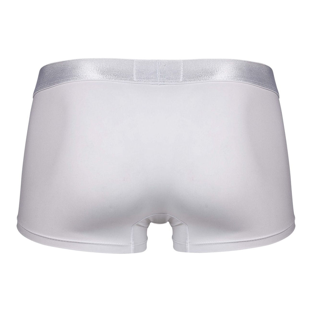 Clever Moda Victor Trunks in White – men's trunks