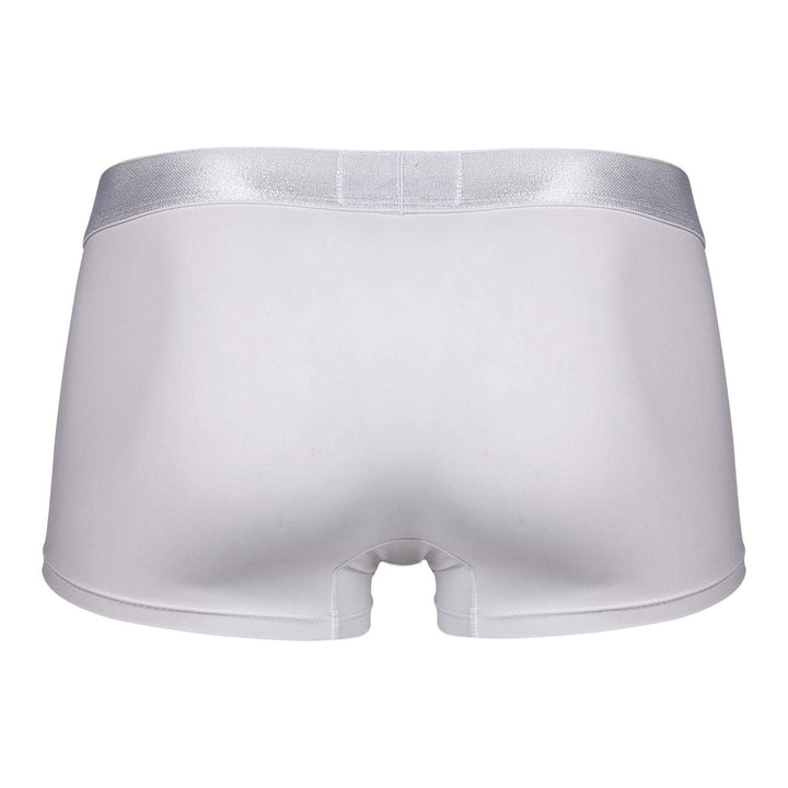 Clever Moda Victor Trunks in White – men's trunks