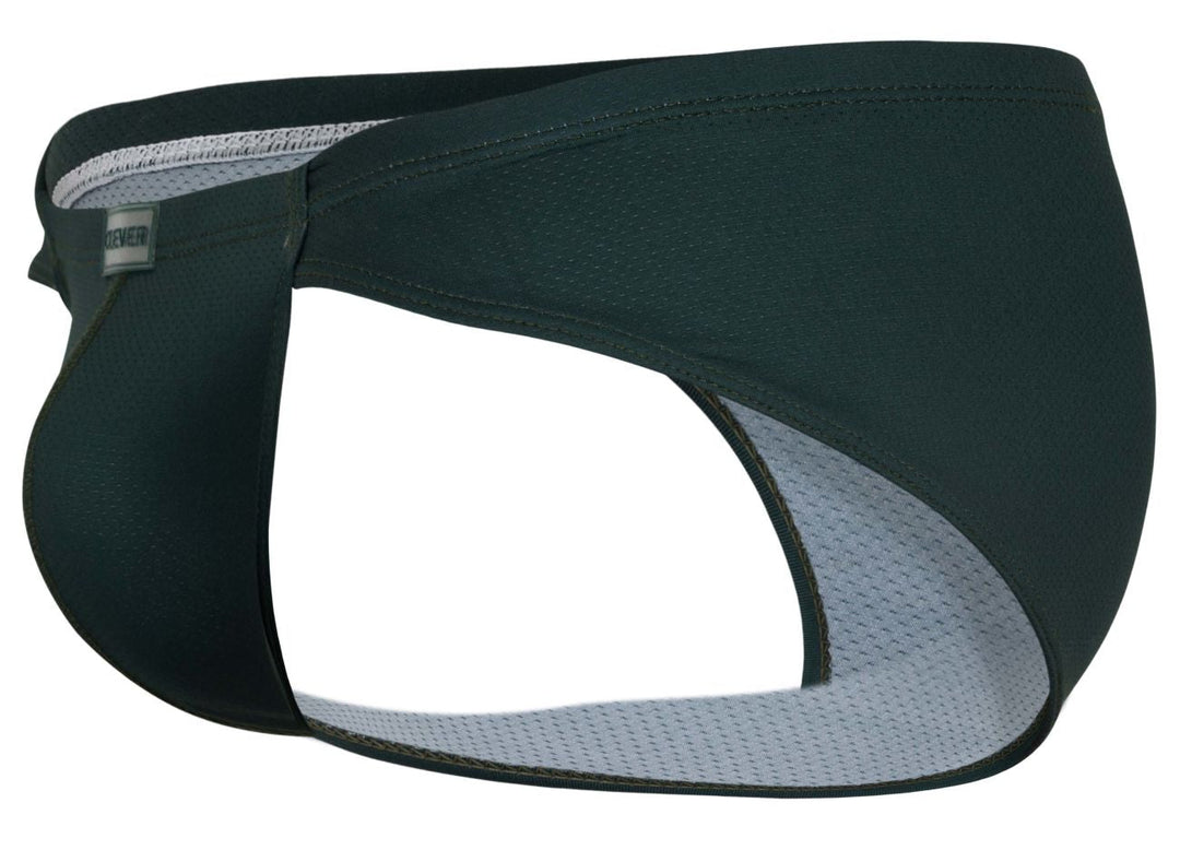 Clever Moda Optimo Men's Bikini Brief in Dark Green – men's briefs