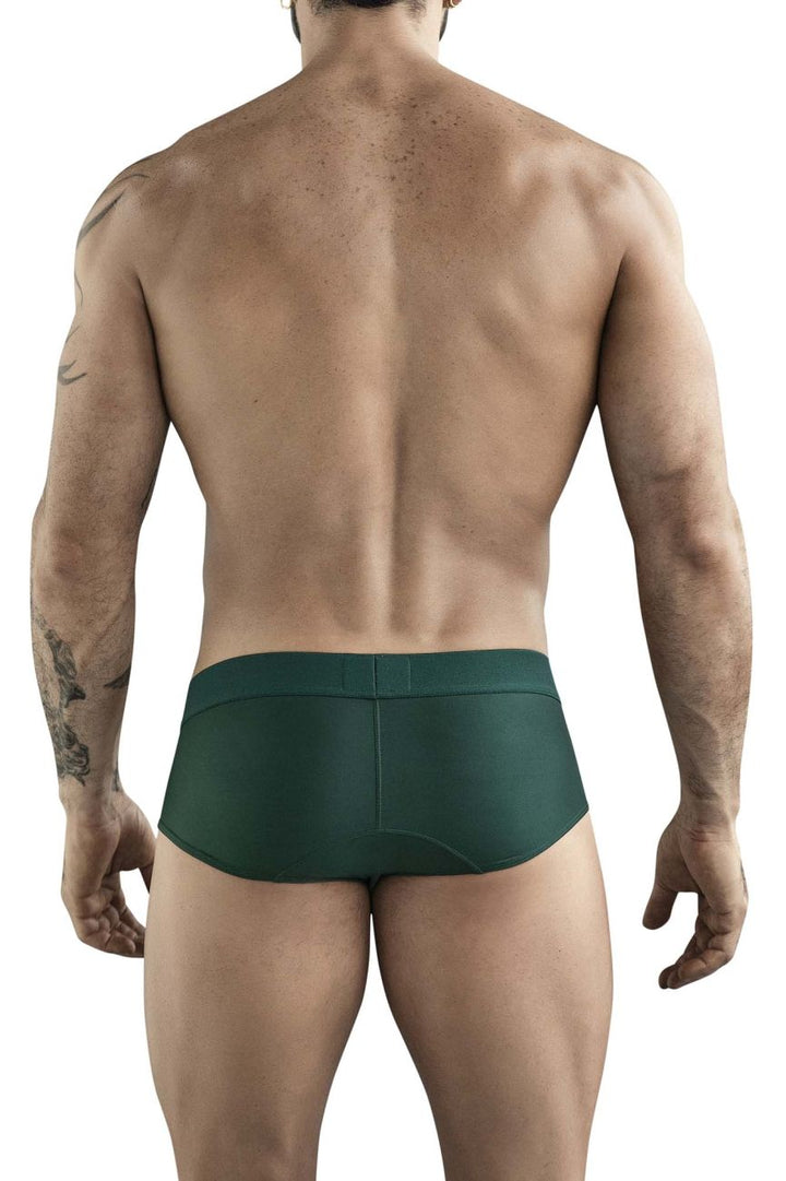 Clever Moda Venecia Men's Bikini Brief in Dark Green – men's briefs