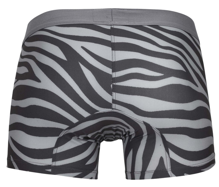 Clever Moda Cebra Men's Trunk Underwear in Gray – men's trunks