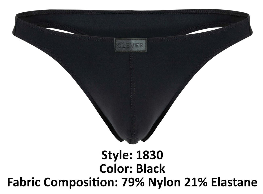 Clever Moda Desirable Men's Thong in Black – men's thongs