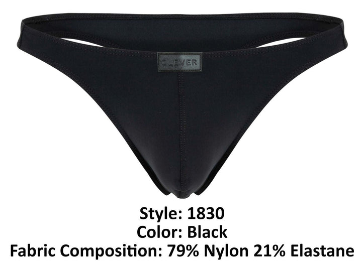 Clever Moda Desirable Men's Thong in Black – men's thongs