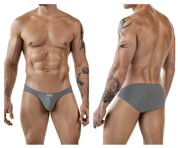 Clever Moda Buenavista Men's Bikini Brief in Gray – men's briefs