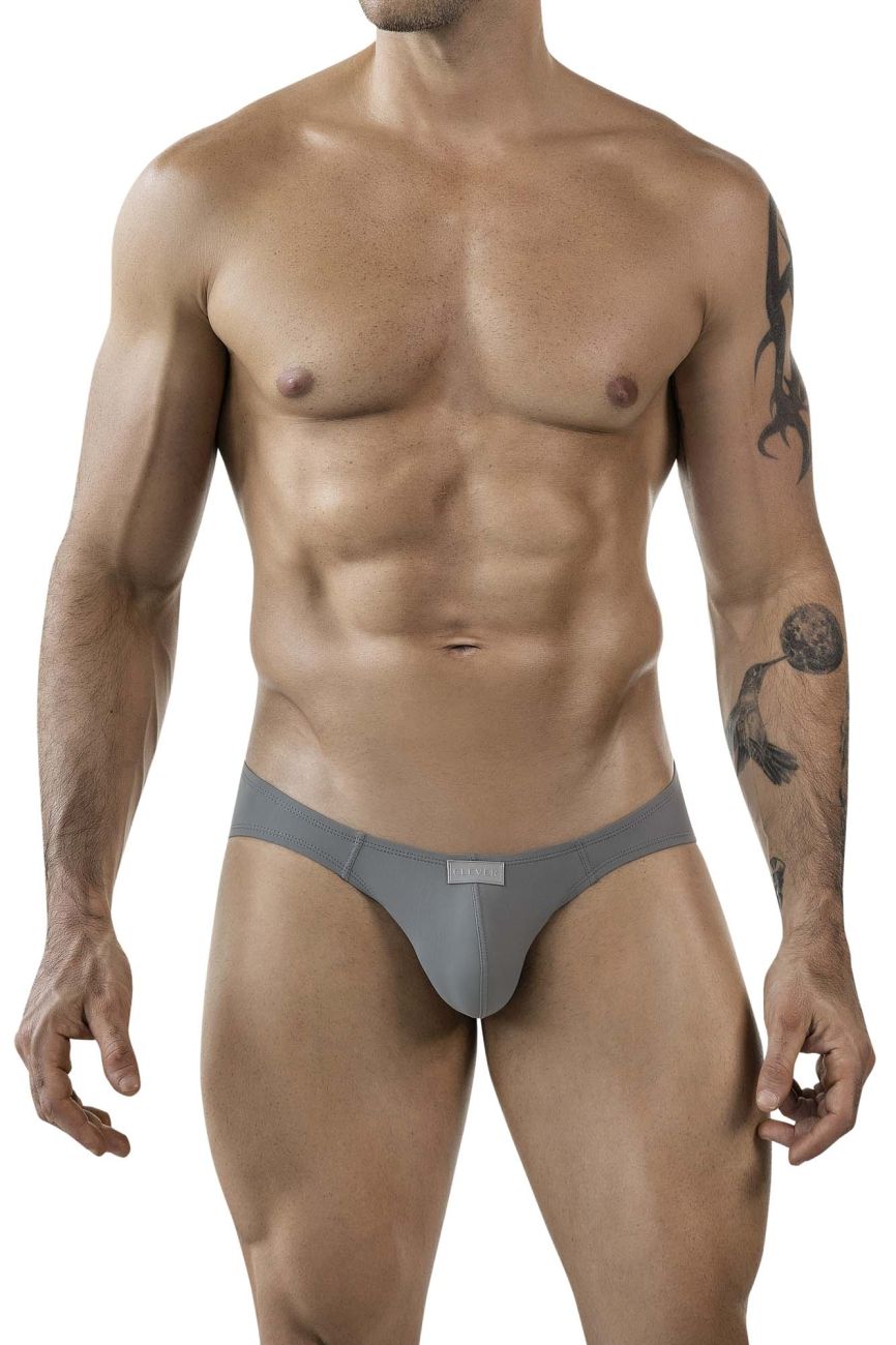 Clever Moda Buenavista Men's Bikini Brief in Gray – men's briefs