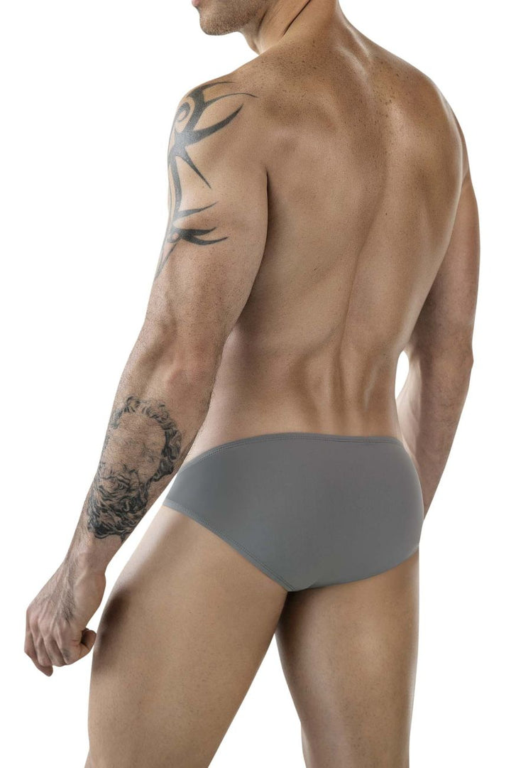 Clever Moda Buenavista Men's Bikini Brief in Gray – men's briefs